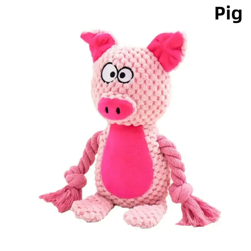 ChewAnimalTug Dog Toy - Designed for Strong Chewers